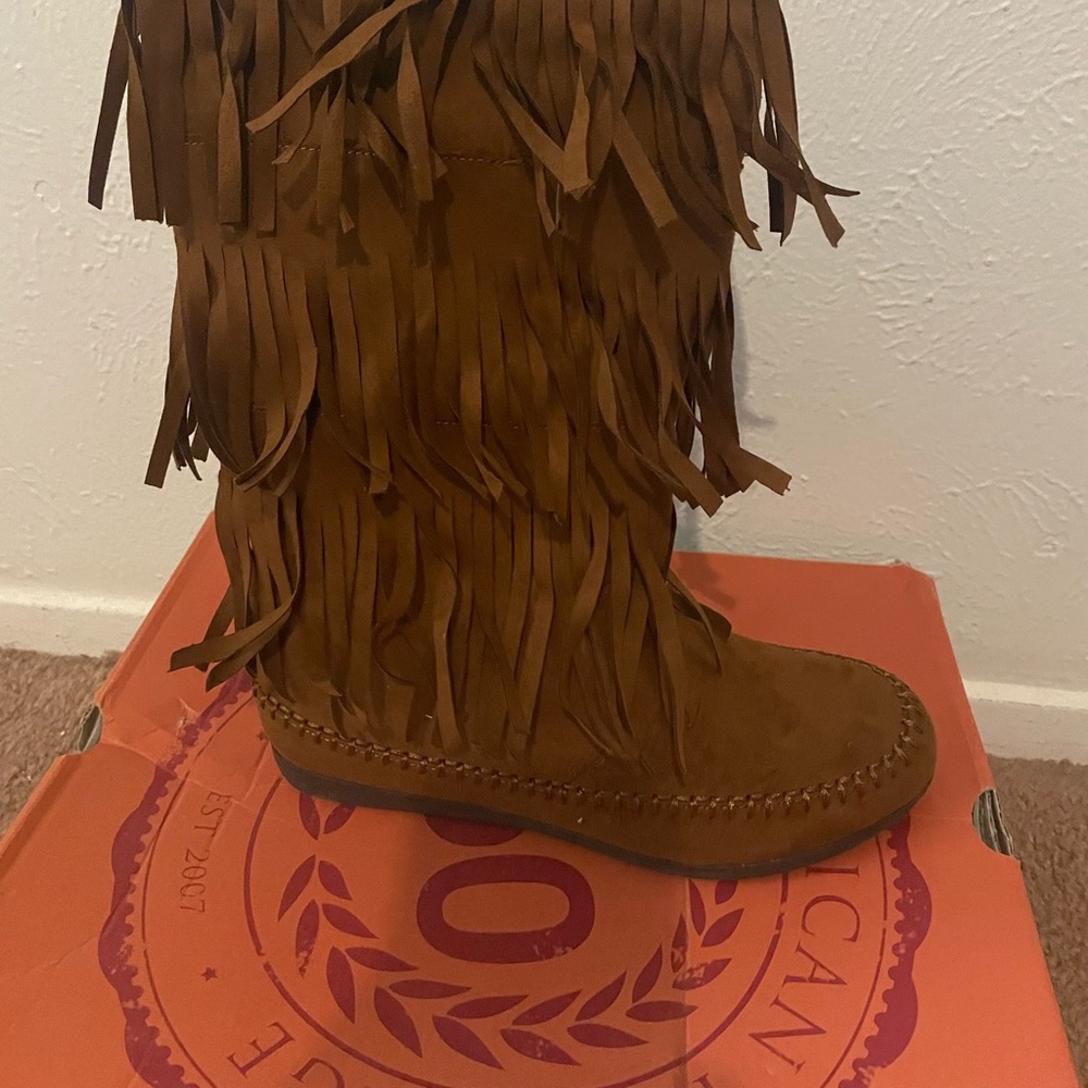 So Authentic American Heritage( fringe boots )